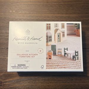 NIB Hearth & Hand Dollhouse Kitchen Furniture Set
